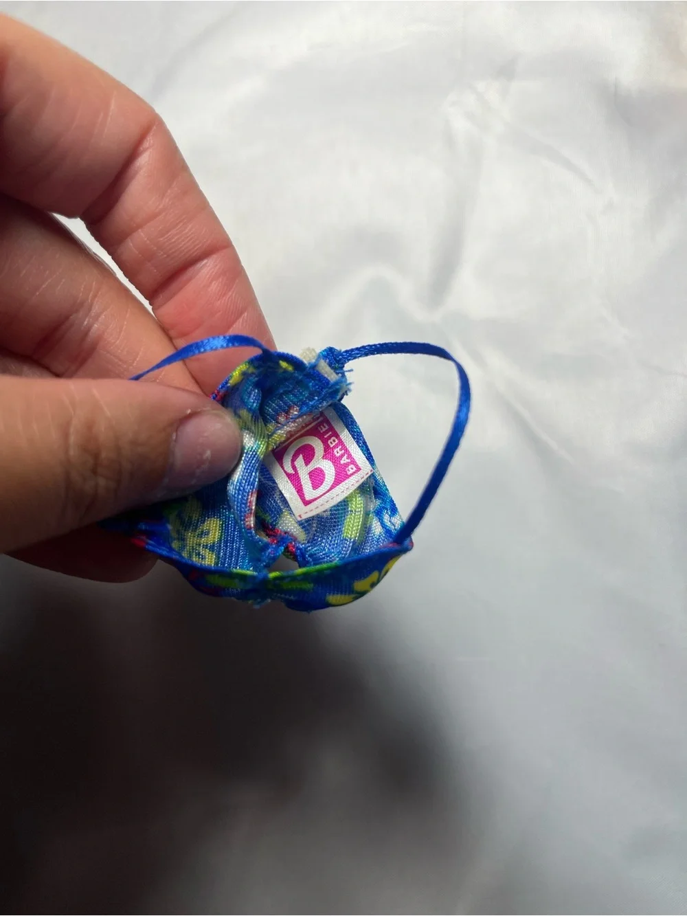 Vintage 1999 Barbie Hawaii Midge 24617 Blue Floral Bathing Suit Outfit Only